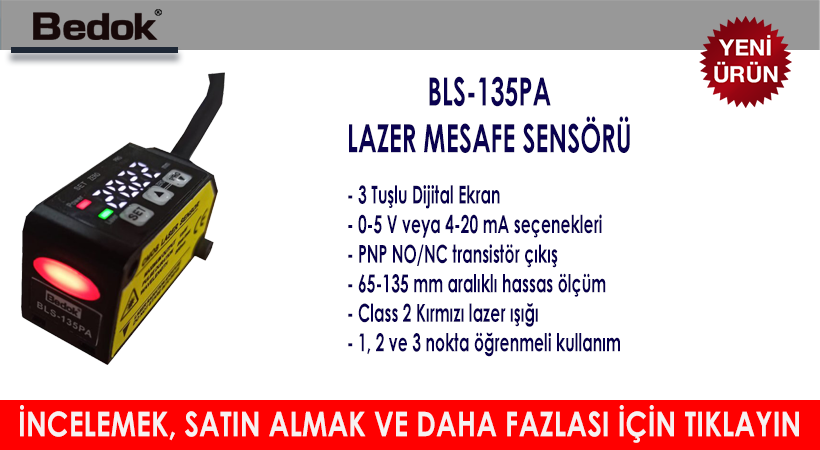 BEDOK LAZER MESAFE SENSÖRÜ