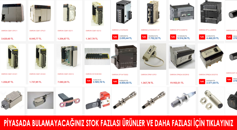 YENİ STOK FAZLASI ÜRÜNLERİMİZ.