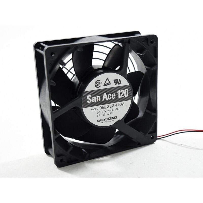 9G1212H102 | 12V DC 0.380A 120x120x38mm DC Axial 2 Kablolu Fan