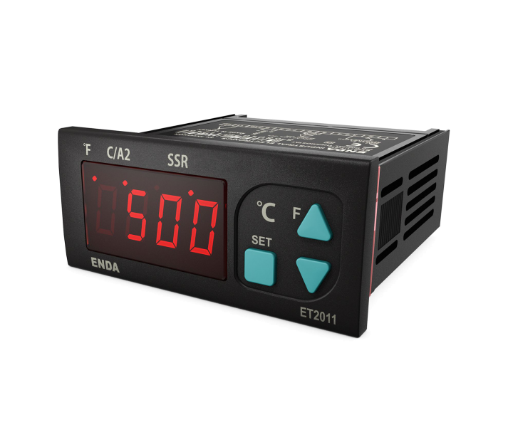 ET2011-T-230  Dijital PID Termostat 77x35mm İnput/TC 230V AC +%10 -%20  ENDA | ET2011-230-T Muadili