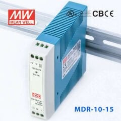 MDR-10-15  15Vdc 0.67Amp DIN Rail