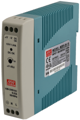 MDR-020-15  	15Vdc 1.34Amp DIN Rail  MEANWELL |