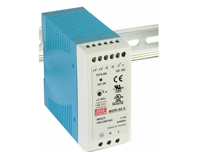 MDR-40-5 MDR405 5Vdc 6.0Amp DIN Rail