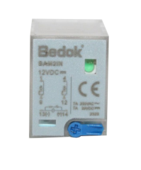 BAM2IN-12VDC  ÇİFT KONTAK 12DC 7A RÖLE