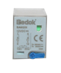 BAM2IN-12VDC  ÇİFT KONTAK 12DC 7A RÖLE