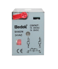 BAM2IN-24VAC  ÇİFT KONTAK 24AC 7A RÖLE