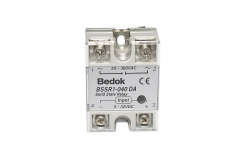 BSSR1-040DA 3-32VDC Tetikleme,24-380VAC Çıkış Voltajı,40A Monofaze SOLİD STATE RELAY(SSR Röle)/FOTEK SSR-40DA Muadili