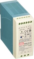 MDR-040-24 MDR4024 24Vdc 1.70Amp DIN Rail  MEANWELL |