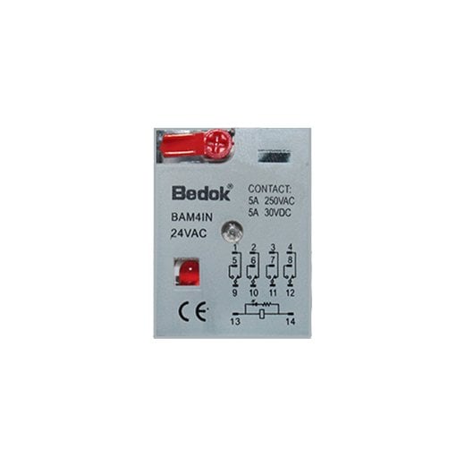 BAM4IN-48VAC  DÖRT KONTAK 48AC 5A RÖLE