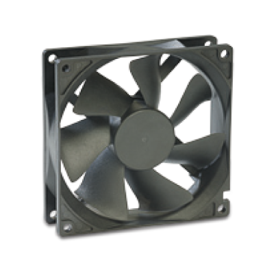 8P12HBDC-L 80X80X25MM,12VDC AKSİYEL,PLASTİK KARE,RULMANLI,2KABLOLU HİCOOL FAN