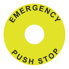 SA-NL Q80 EMERGENCY ETİKET