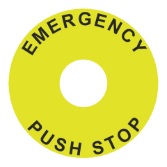 SA-NL Q80 EMERGENCY ETİKET