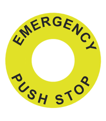 SA-NS Q60 EMERGENCY ETİKET