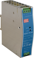NDR-075-48  48Vdc 1.6Amp DIN Rail