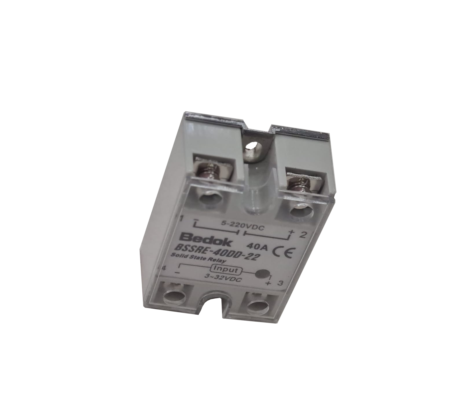 BSSRE-40DD-22 BEDOK 3-32VDC Tetikleme,5-220VDC Çıkış Voltajı,40A Monofaze SOLİD STATE RELAY(SSR Röle)