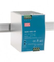 NDR-480-48 NDR48048 48Vdc 10.0Amp DIN Rail  MEANWELL |