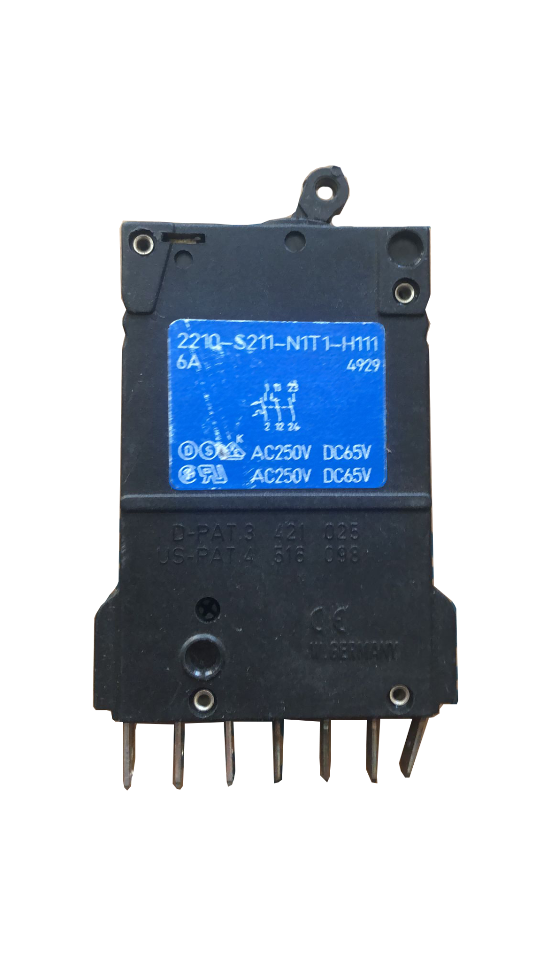 2210-S211-N1T1-H111  6A E-T-A(ETA) DEVRE KESİCİ DC SİGORTA