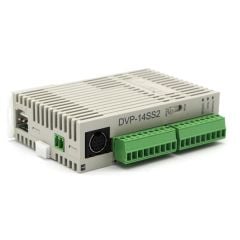 DVP14SS211T DELTA PLC BESLEME 24VDC 8 GİRİŞ 6 TRANSİSTÖR ÇIKIŞLI CPU ÜNİTE