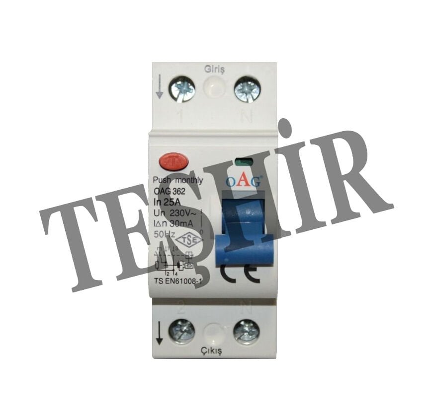 OAG 362 2X25 30MA KAÇAK AKIM