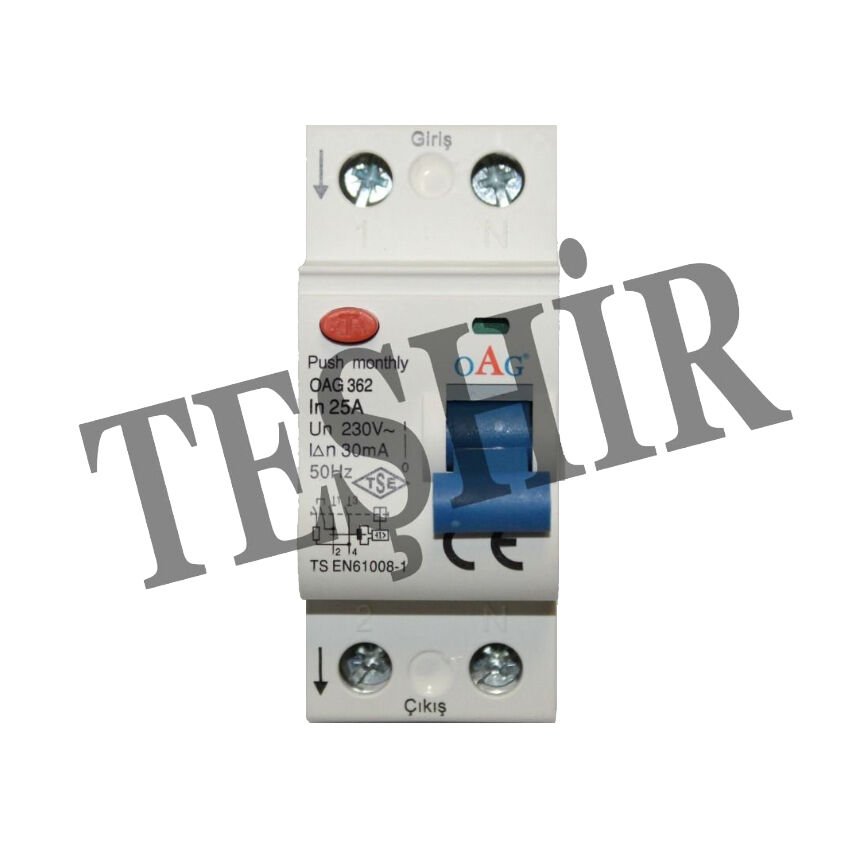OAG 362 2X25 30MA KAÇAK AKIM