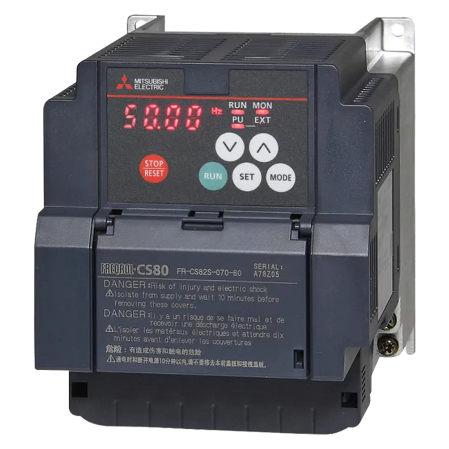 FR-CS82S-070-60 FRCS82S07060 Mitsubishi Sürücü 1,5KW Tek Fazlı 230 Vac Beslemeli