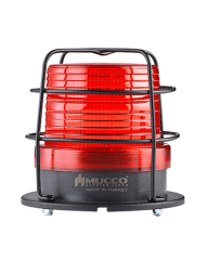 SNT-912-B-KFS Q90 MAKSİ VOLT BUZZERLI KAFESLİ TEPE LAMBASI 24-90V/DC - 24-60V/AC