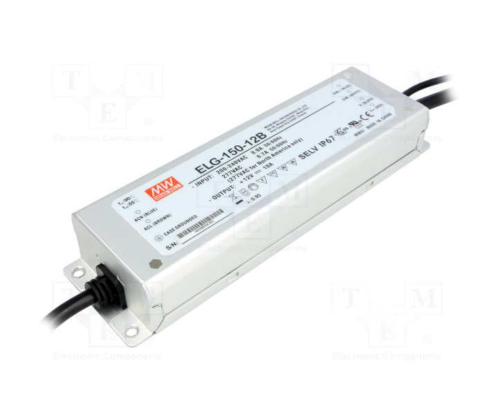 ELG-150-12B ELG15012B 12Vdc 10.0Amp Dimming  MEANWELL