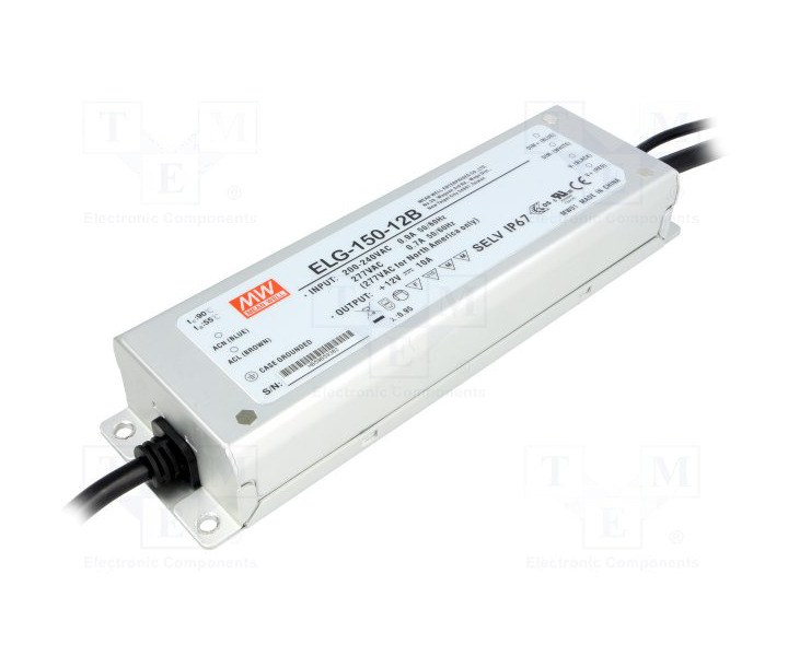 ELG-150-12B ELG15012B 12Vdc 10.0Amp Dimming  MEANWELL