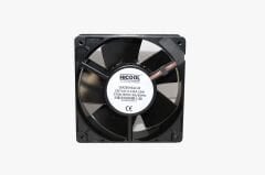 12A230HBAC-M 120X120X38MM,220VAC AKSİYEL,TAMAMI METAL KARE,RULMANLI,2 KABLOLU HİCOOL FAN/4650N /4650Z ve 4656Z EBMPAPST MUADİLİ