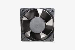 12A230HBAC-M 120X120X38MM,220VAC AKSİYEL,TAMAMI METAL KARE,RULMANLI,2 KABLOLU HİCOOL FAN/4650N /4650Z ve 4656Z EBMPAPST MUADİLİ