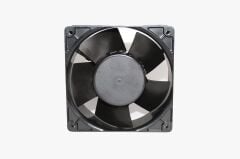12A230HBAC-M 120X120X38MM,220VAC AKSİYEL,TAMAMI METAL KARE,RULMANLI,2 KABLOLU HİCOOL FAN/4650N /4650Z ve 4656Z EBMPAPST MUADİLİ