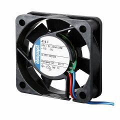 414F DC Fanları DC Tubeaxial Fan 40x40x10mm 5CFM 33Pa Sleeve 3x Wire Lock Sensor