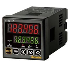 CT6S-1P4 48X48mm 100-240VAC Dokunmatik Tuşlu Sayıcı-Zamanlayıcı