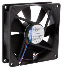 3414N DC Fanları DC Tubeaxial Fan 92x92x25mm 24V DC 49.4CFM 2.3W 32dBA 2700RPM Ball Bearing