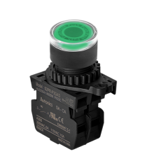 S2PR-P3GALM YEŞİL START/YAYLI/LEDLİ 220V