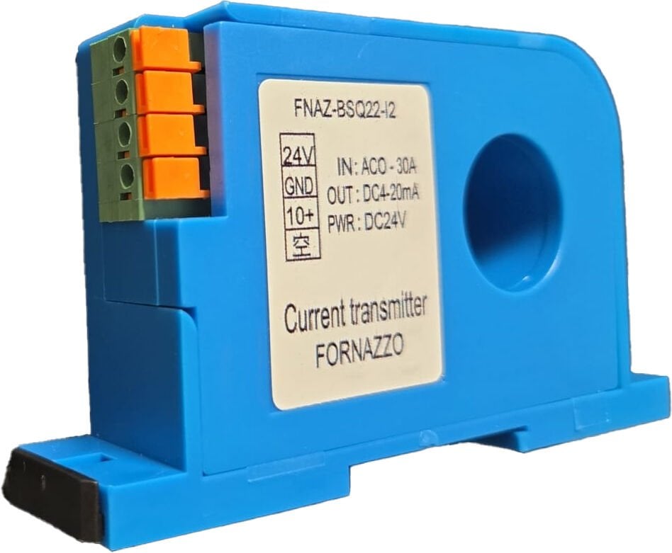 FNAZ-BSQ22-I2-30 30A/4-20MA AKIM ÇEVİRİCİ 24VDC BESLEME DELİK ÇAPI 22MM FORNAZZO