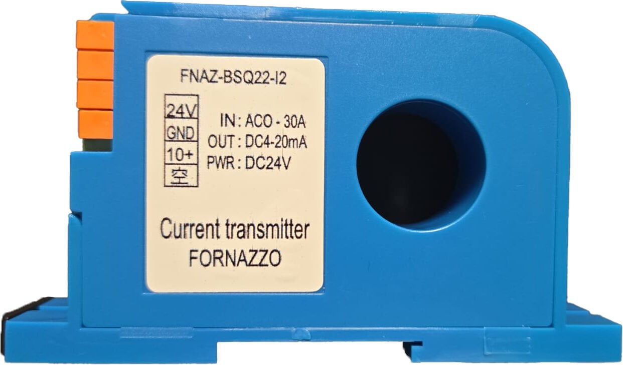 FNAZ-BSQ22-I2-30 30A/4-20MA AKIM ÇEVİRİCİ 24VDC BESLEME DELİK ÇAPI 22MM FORNAZZO