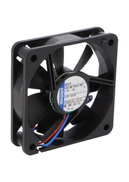 612F 12V DC 83mA 1,0W AKSİYEL KOMPAKT FAN