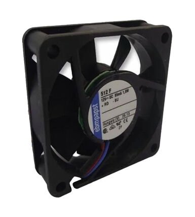 512F 12V DC 85mA 1,0W AKSİYEL KOMPAKT FAN