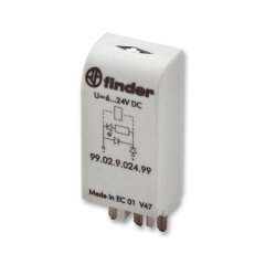 (F.99.02.0.024.98) YEŞİL LED+VARİSTÖR 24V AC/DC