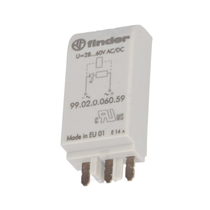 (F.99.02.0.060.59) YEŞİL LED 28-60V AC/DC