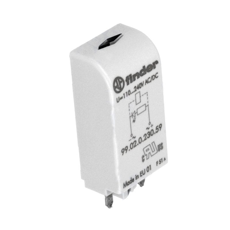 (F.99.02.0.230.59) YEŞİL LED 110-24V AC/DC