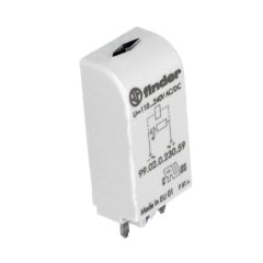 (F.99.02.0.230.59) YEŞİL LED 110-24V AC/DC