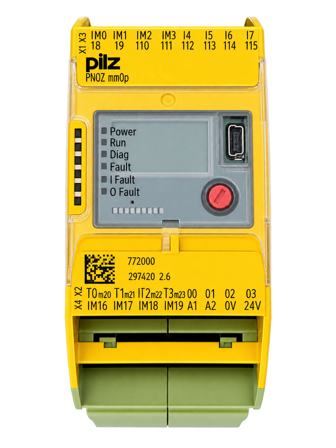 PNOZ mm0p 772000 24V DC 35W IP20 100x120x45mm Safety PLC