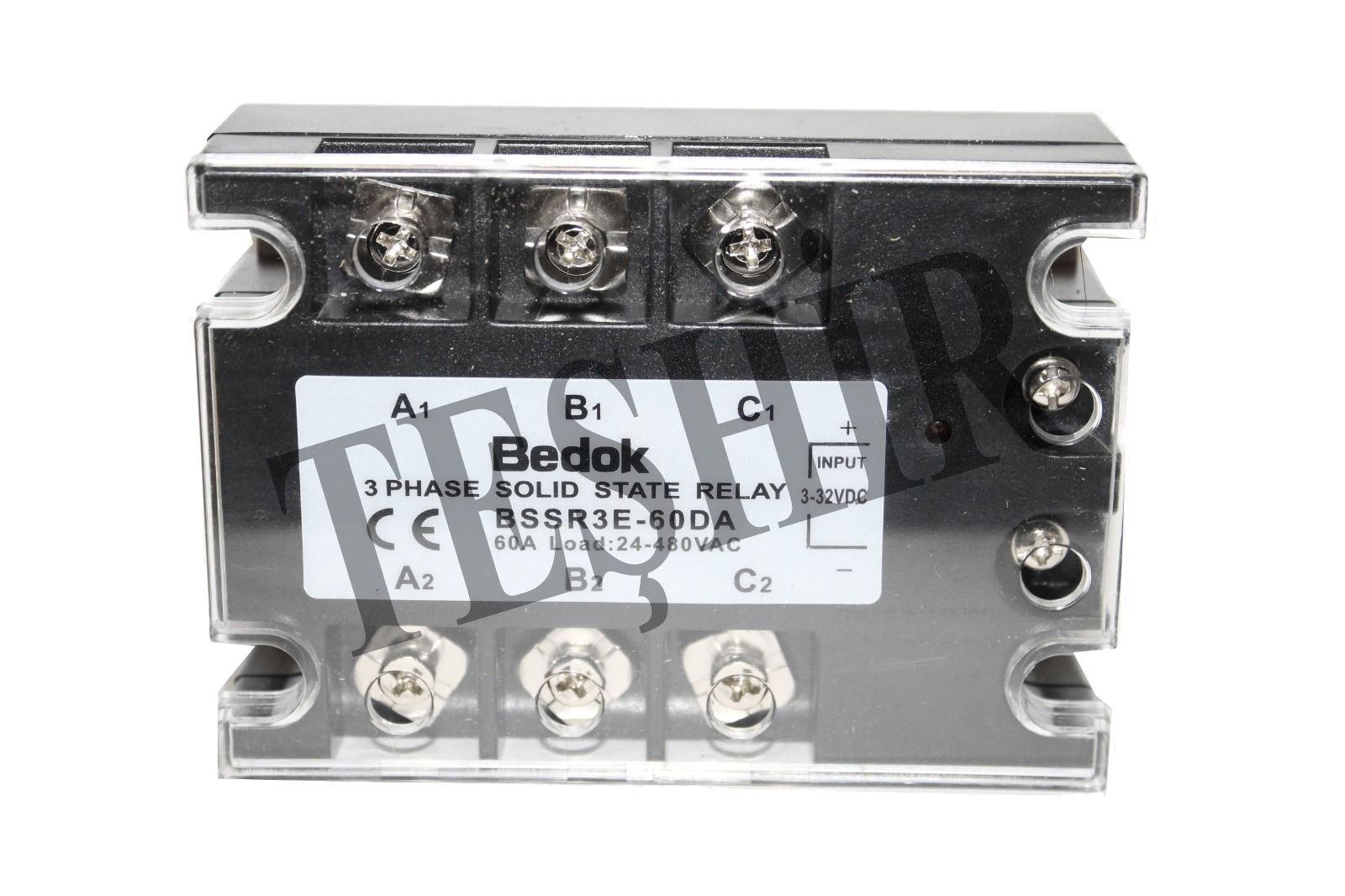BSSR3E-60DA BEDOK 3-32VDC Tetikleme,24-480VAC Çıkış Voltajı,60A Trifaze SOLİD STATE RELAY(SSR Röle)