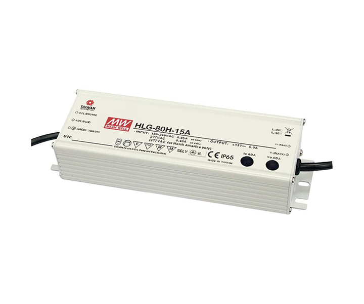 HLG-80H-12A  12Vdc 5,0Amp ADJ