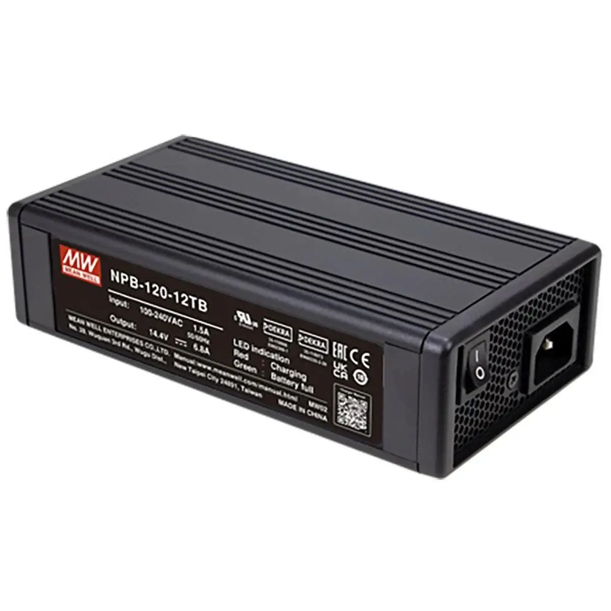 NPB-120-12-TB | 14.4Vdc 6.8Amp 20~90Ah VAdj:10.5~15.2V