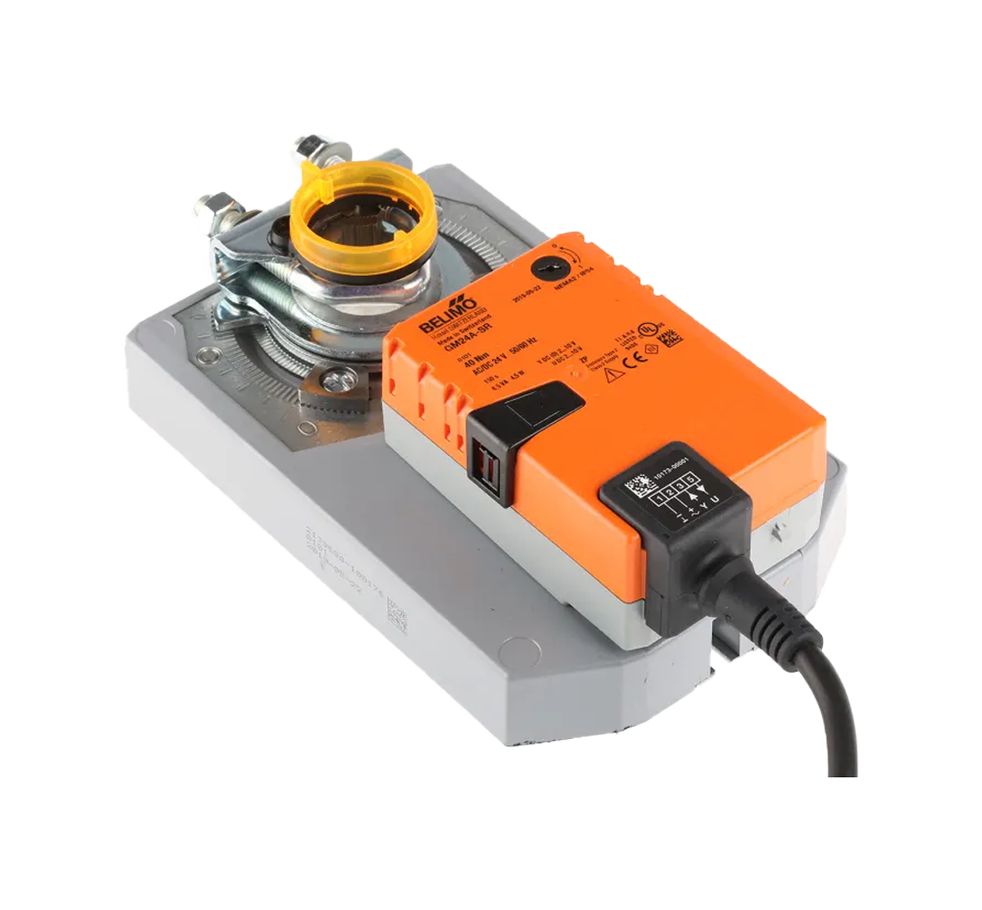 GM24A-SR 40NM 24V AC/DC Oransal Kontrol Damper Motoru