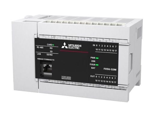 FX5U-32MT/DSS  24VDC BESLEME,16 DİGİTAL İNPUT,16 TRANSISTOR OUTPUT MİTSUBİSHİ PLC