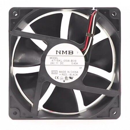 4715KL-05W-B39 |  24V DC 0.40A 7.44W  20x120x38mm Dc Kompakt 3 Kablolu Fan